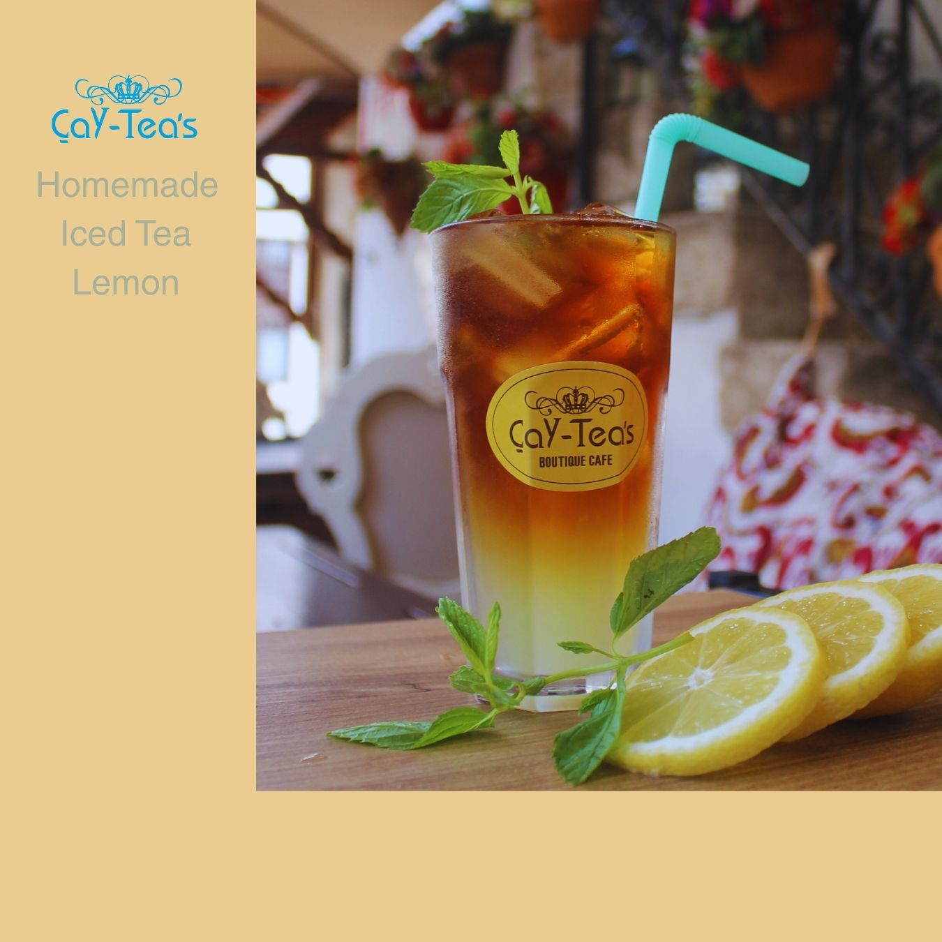 Homemade Iced Tea Lemon